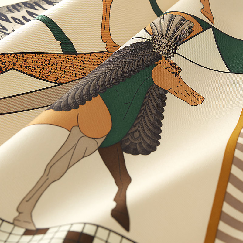 A Toute Allure scarf 90 - Beige | Hermès Mainland China